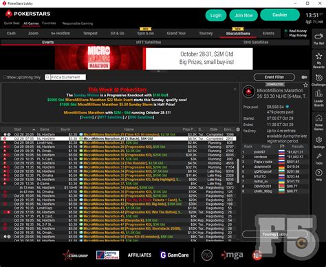 pokerstars online tournament schedule